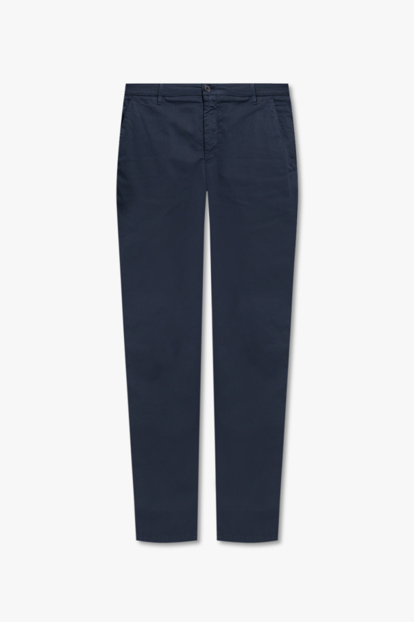 Armani navy chinos best sale